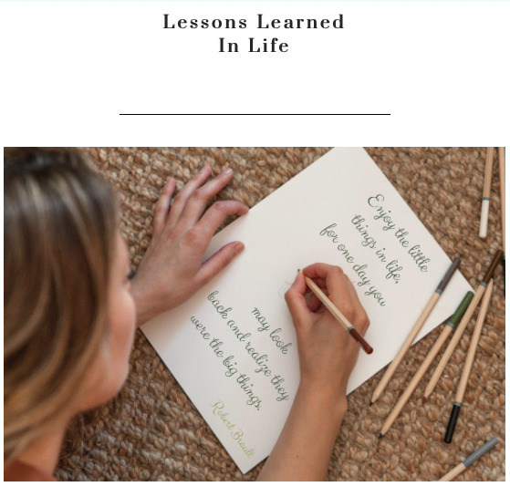 lessons